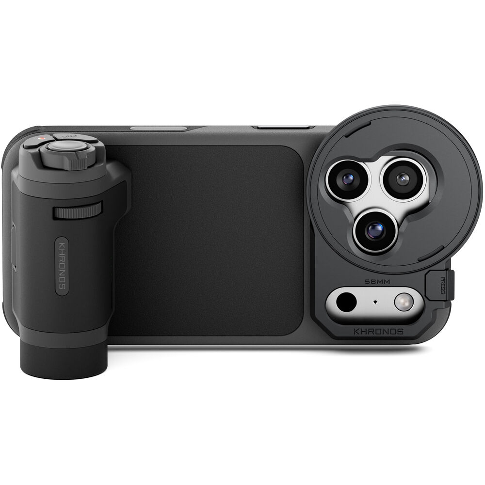 [TKL-IP17-PA-B] Tilta Khronos Lite iPhone 17 Pro Handheld Kit - Black - (TKL-IP17-PA-B)