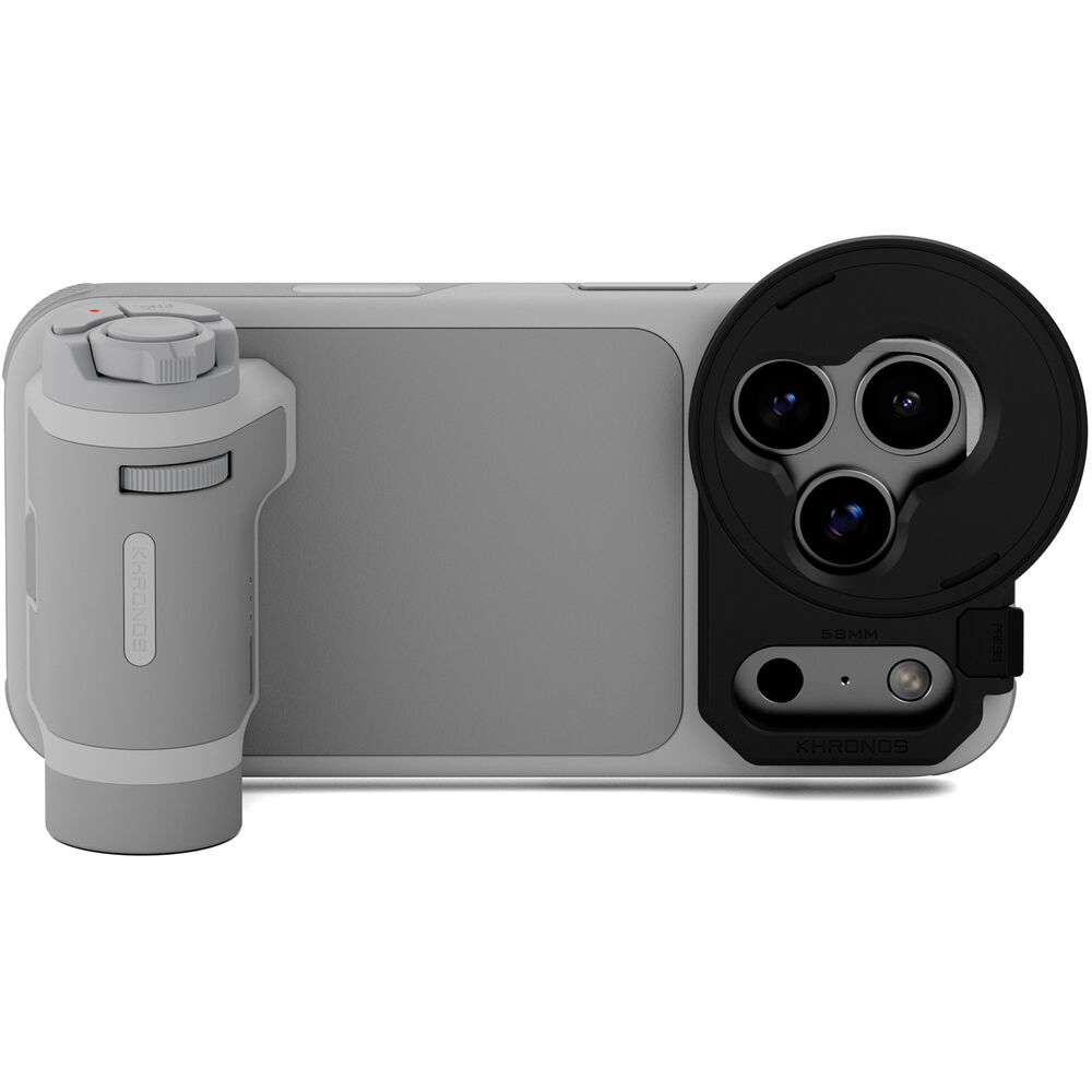 [TKL-IP17-PA-LG] Tilta Khronos Lite iPhone 17 Pro Handheld Kit - Light Gray - (TKL-IP17-PA-LG)