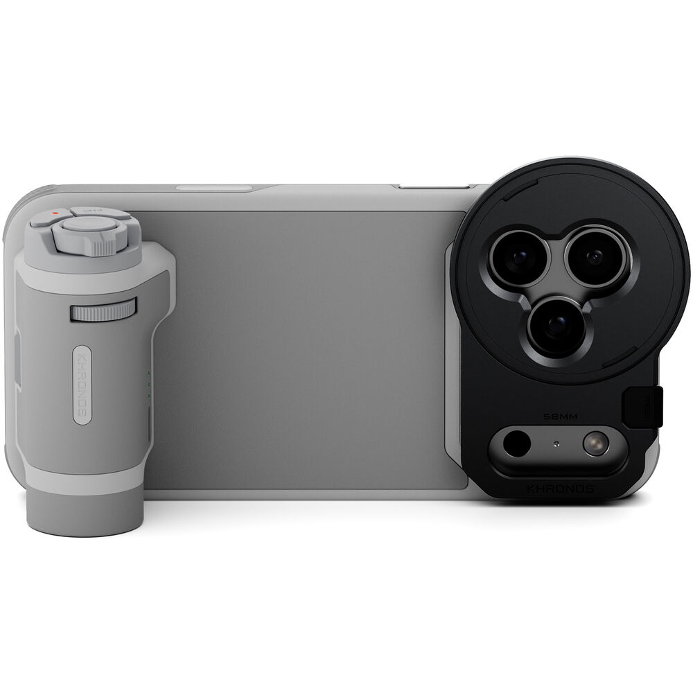 [TKL-IP17-PMA-LG] Tilta Khronos Lite iPhone 17 Pro Max Handheld Kit - Light Gray - (TKL-IP17-PMA-LG)