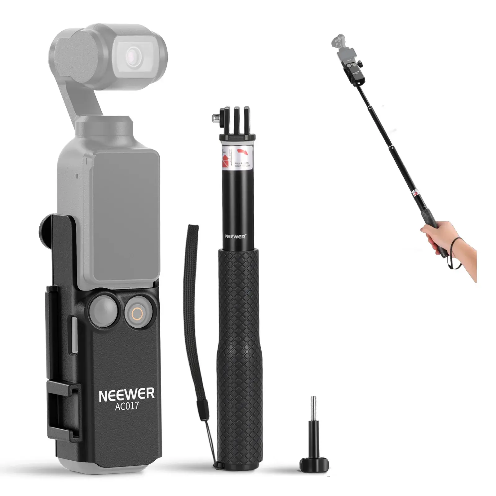 [NWR-GP-59] NEEWER GP-59 DJI Osmo Pocket 3 Uzatma Adaptör Kiti
