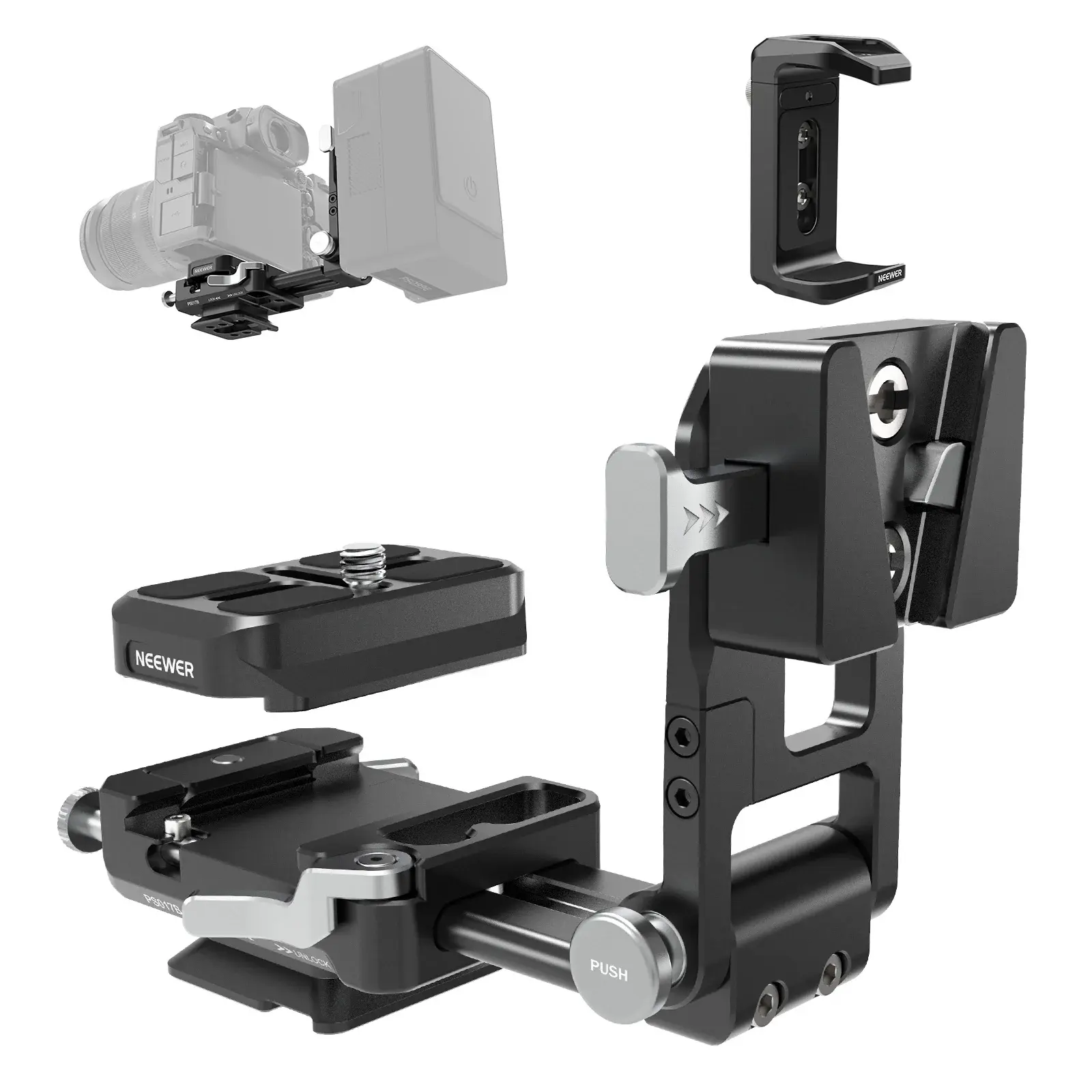 [NWR-PS017B] Neewer PS017B Profesyonel V-Mount Batarya Plakası