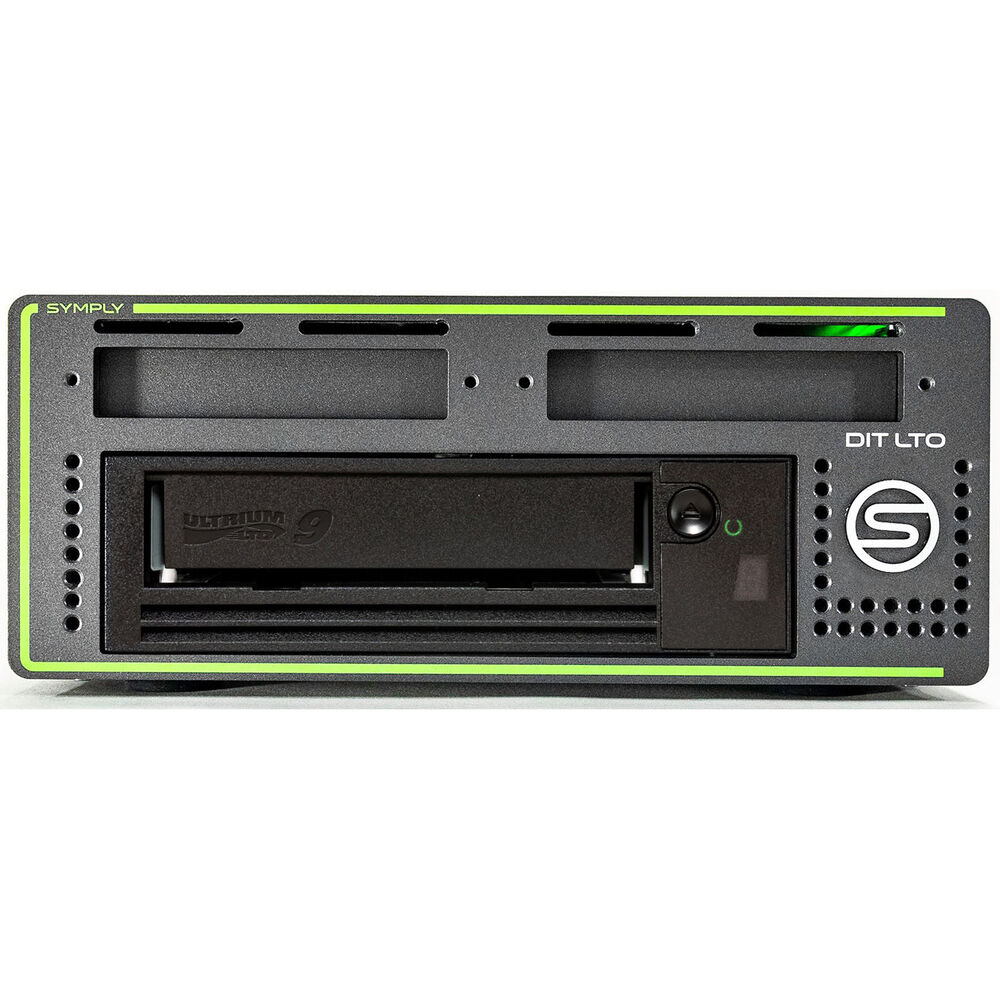 [SYDIT-DT3L9H1B-A0] Symply DIT Thunderbolt Desk-p LTO-9 HH TB3 & SAS Arayüz; Veri & Temizlik Kaseti; 2m Kablo 3Yr