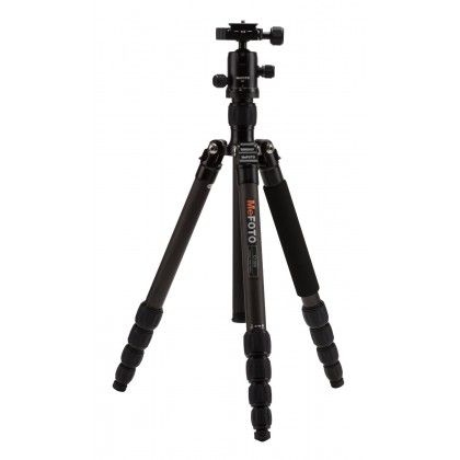 [160C-1350Q1K] Benro MeFOTO C1350Q1K RoadTrip Carbon Fiber Travel Tripod Kit(Black)
