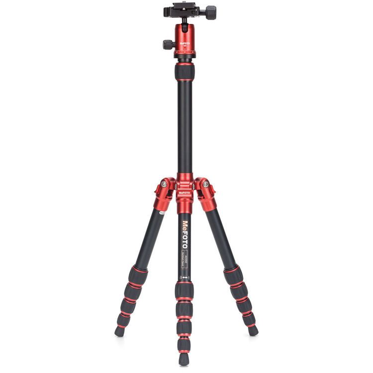 Benro MeFOTO A0350Q0R BackPacker Travel Tripod Kit (Red)