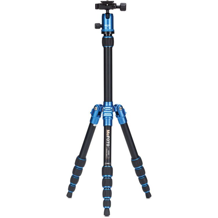 [160A-0350Q0B] Benro MeFOTO A0350Q0B Travel Angel Tripod (Blue)