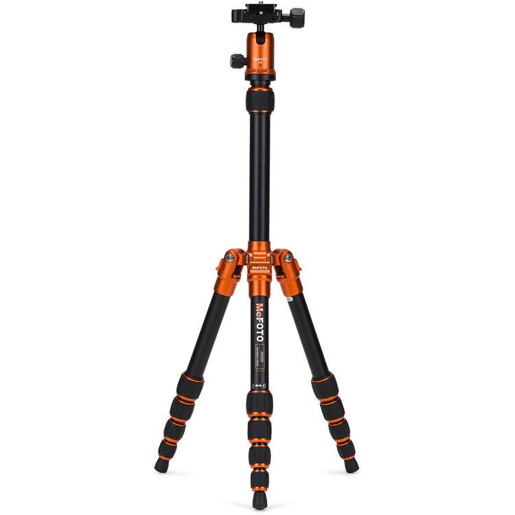 [160A-0350Q0C] Benro MeFOTO A0350Q0O BackPacker Travel Tripod Kit (Orange)