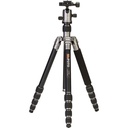 Benro MeFOTO A1350Q1T RoadTrip Aluminum Travel Tripod Kit (Titanium)