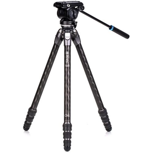 [160TTOR24CLVS4PRO] Benro Tortoise (Kaplumbağa) Karbon Video Tripod Kit Seri 2 - TTOR24CLVS4PRO