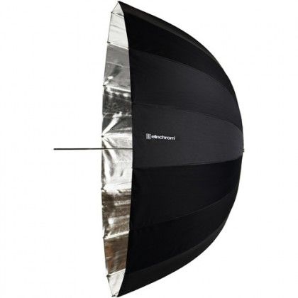 [105ELC26353] Elinchrom Deep Umbrella 125cm Gümüş