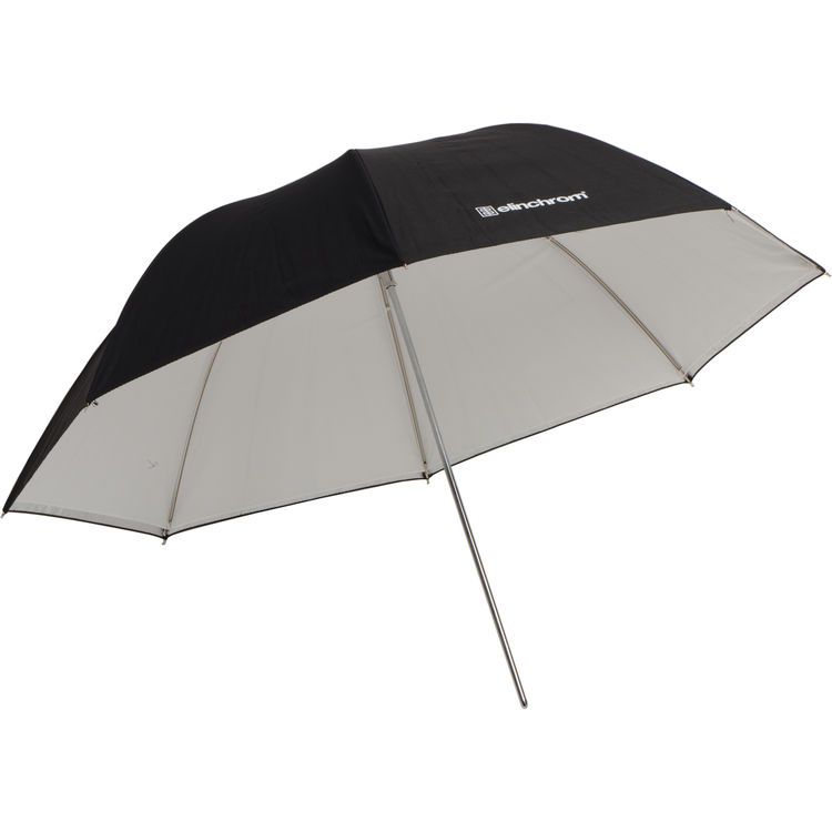 [105ELC26359] Elinchrom 105cm Sığ Beyaz/Transparan Şemsiye
