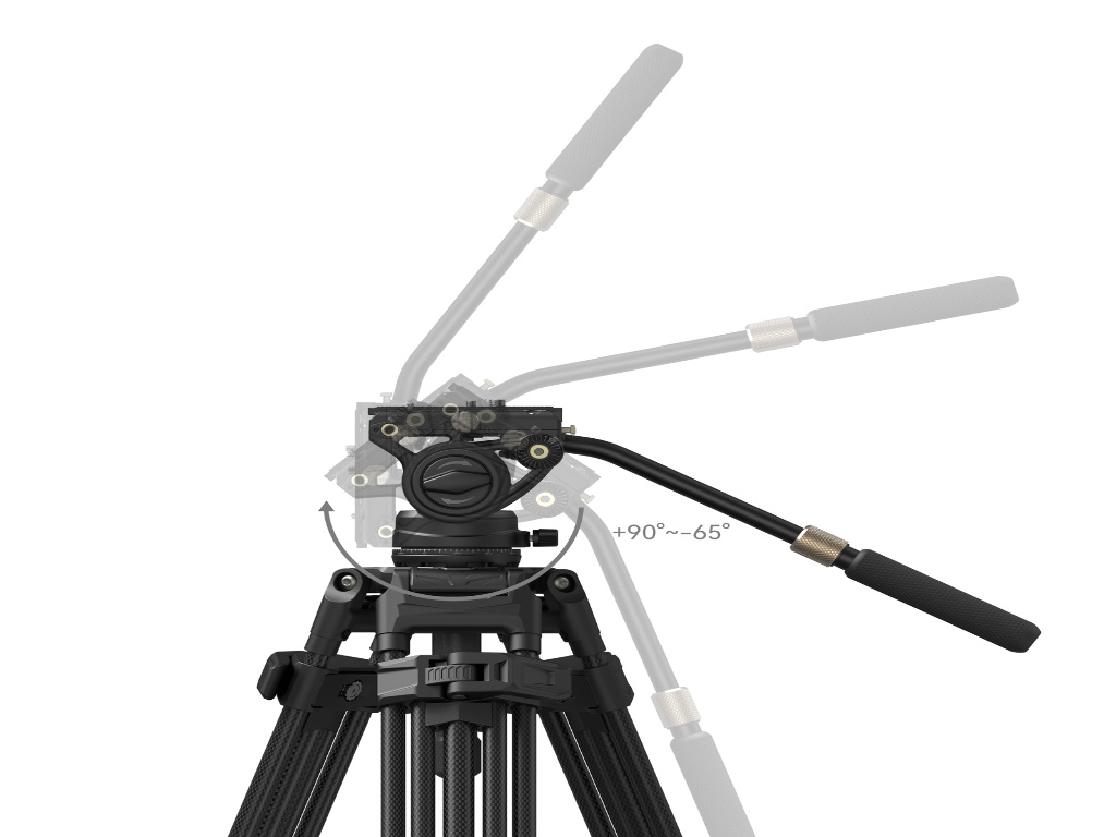 [FDCA68847] SmallRig 5111 AD-80S Alüminyum 15kg Taşıma Kapasiteli Video Tripodu