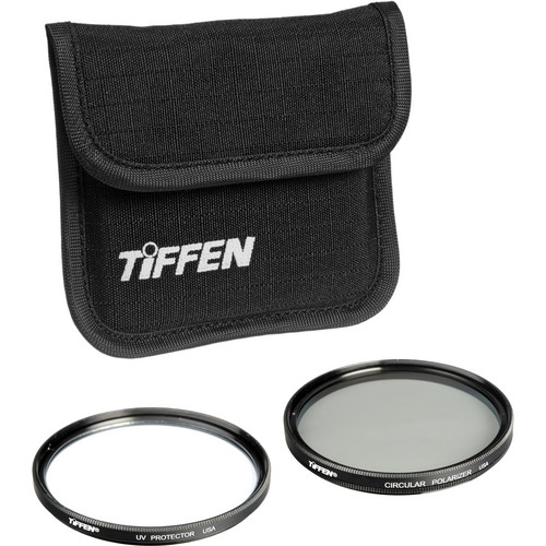 [55PTP] Tiffen 55PTP 55mm UV + CPL Filtre Seti (Twin Pack)
