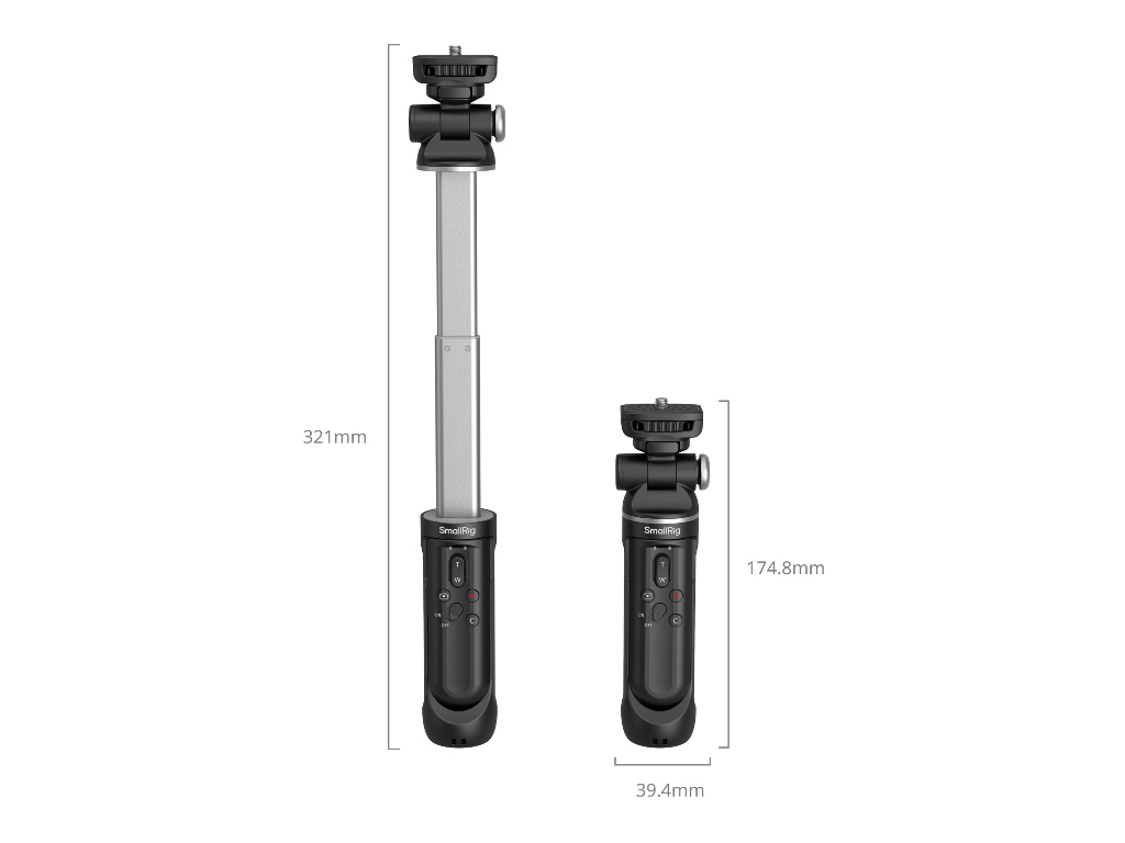 [FDCA68743] SmallRig 4551 Kablosuz Kontrollü 1.5kg Taşıma Kapasiteli Masa Tripodu