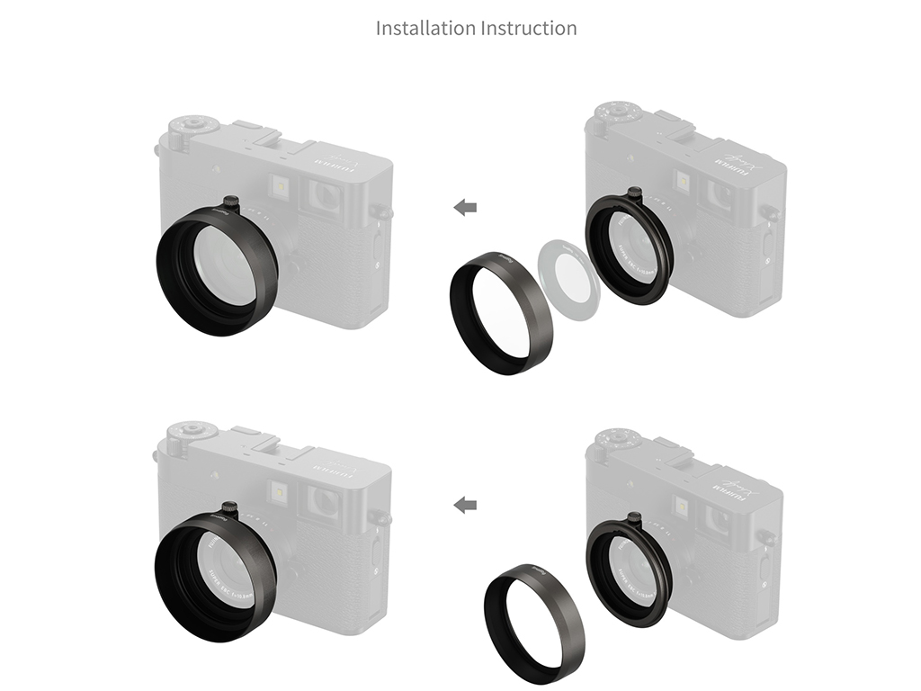 [FDCA68932] SmallRig 5215 Fujifilm X-Half Uyumlu Siyah Parasoley