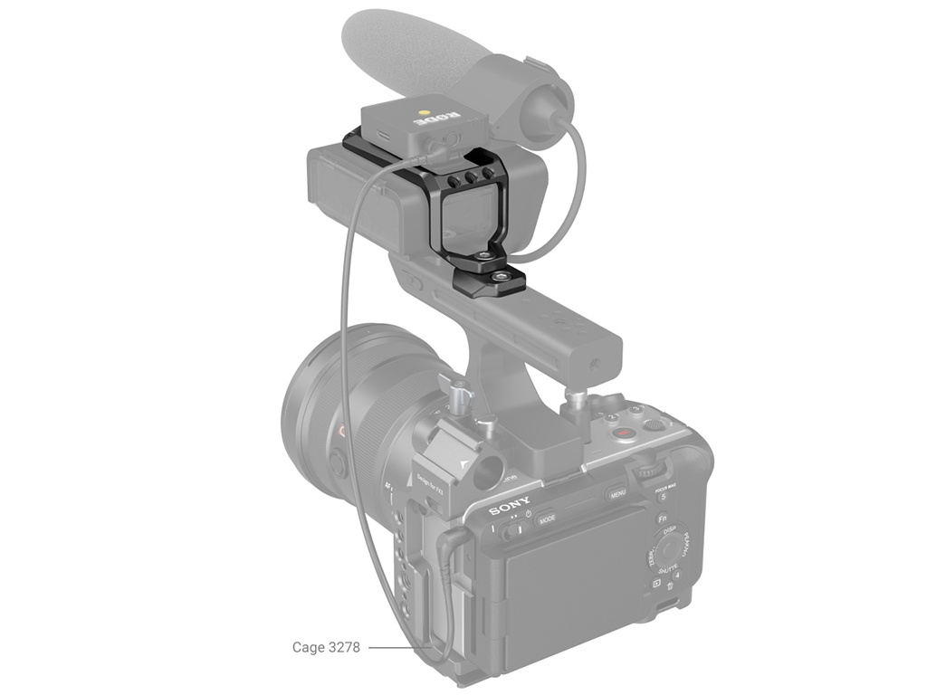 [FDCA68870] SmallRig MD3990 Sony FX30 / FX3 Uyumlu XLR Üst Montaj Plakası