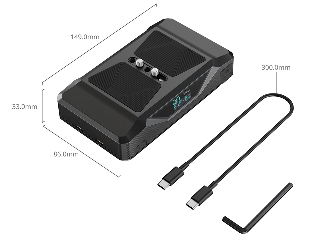 [FDCA68897] SmallRig 4826 CB75 Kamera Altına Uyumlu 20.000mAh Temel Batarya