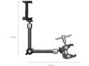 SmallRig 5326 Telefon Bağlantı Aparatlı Magic Arm Clamp