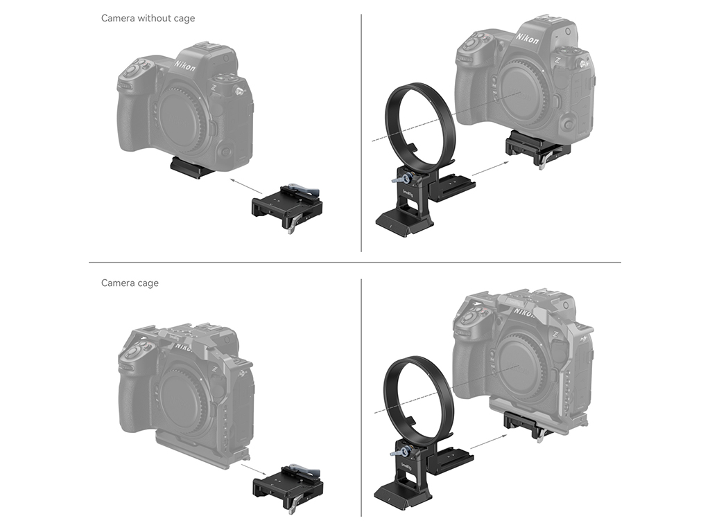 [FDCA68449] 4306 Nikon-Z için Yatay/Dikey Dönebilen Montaj Plaka Kiti