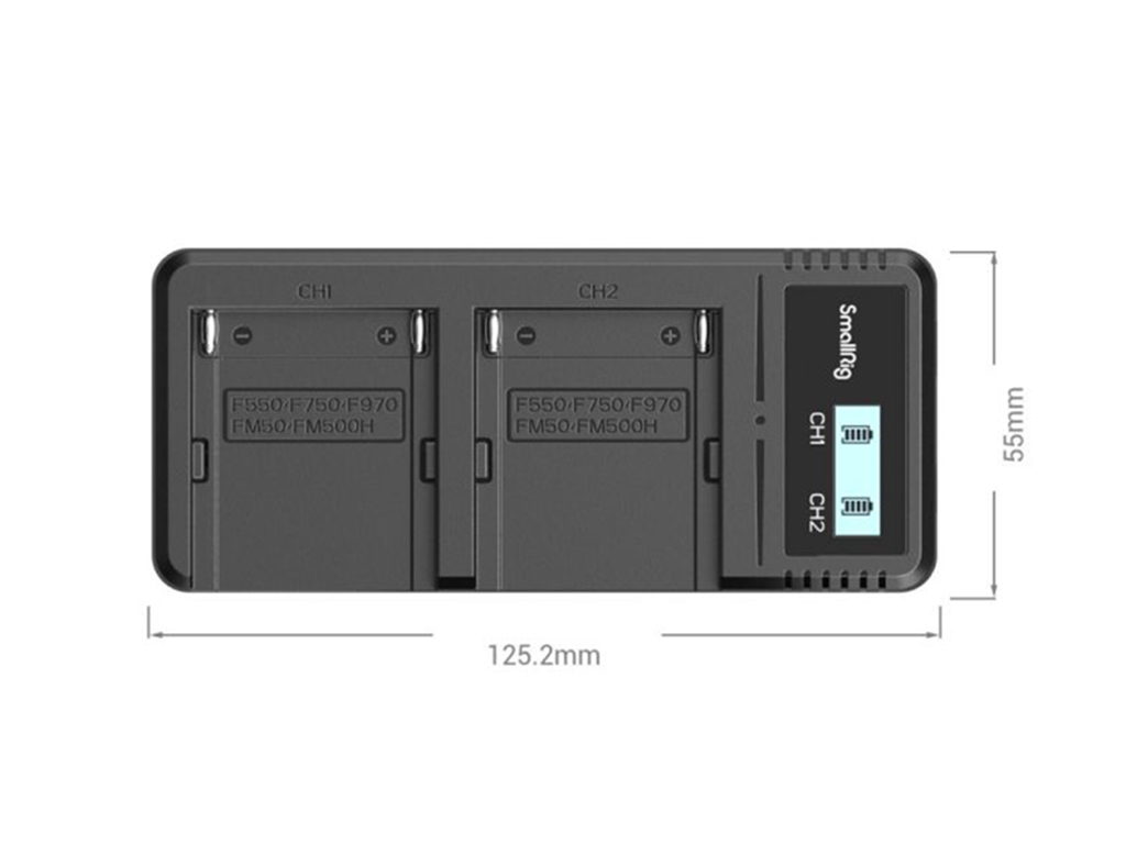 [FDCA68311] SmallRig NP-F970 Sony İkili Şarj Cihazı