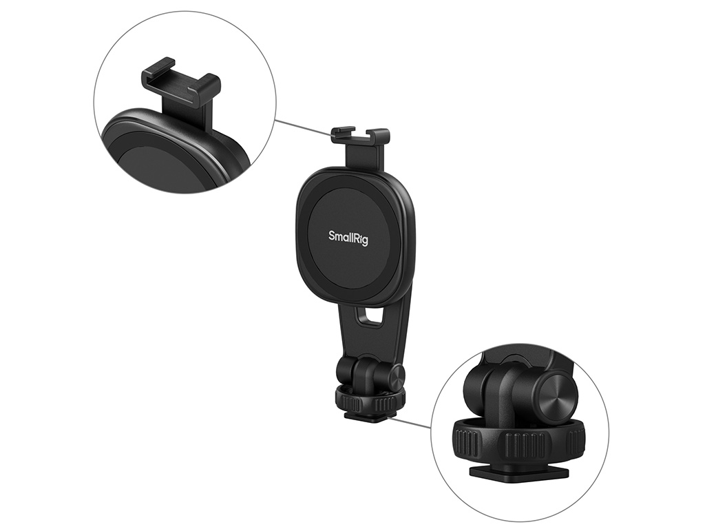 [FDCA68963] SmallRig 5283 Cold Shoe Flaş Kızaklı Magsafe Telefon Tutucu