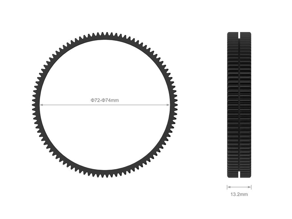 [FDCA68160] SmallRig 3293 Follow Focus için 72-74mm Halka