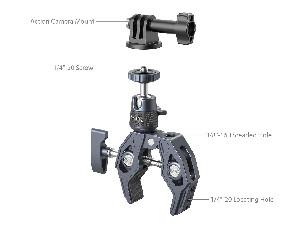4102B 3.5kg Taşıma Kapasiteli Süper Clamp