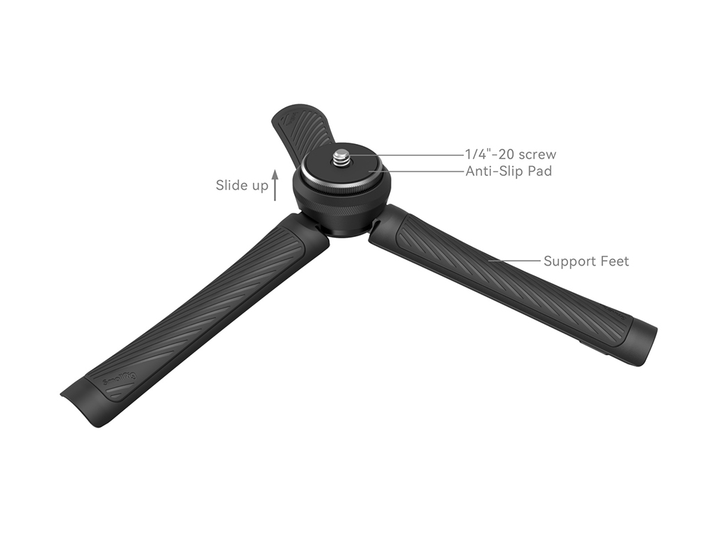 [FDCA68651] SmallRig 4117 Hızlı Serbest Bırakma Plakalı Masa Tripodu