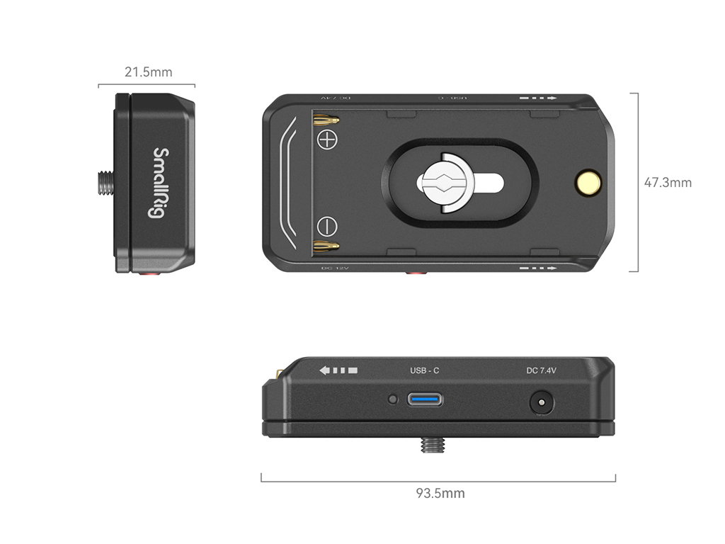 [FDCA68503] SmallRig 4340 NP-F Plate R5/R5C-BMPCC 4K/6K Kit
