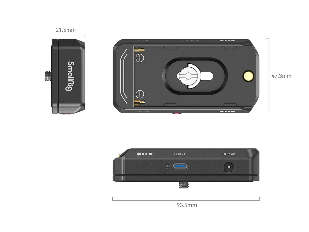 [FDCA68502] SmallRig 4341 NP-F Plate ve NP-FZ100 Dummy Kablo Kit