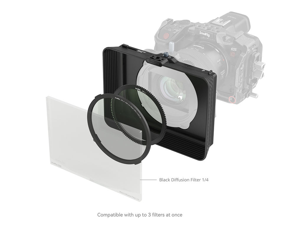 [FDCA68548] SmallRig 4411 Clampli Filtreli Mattebox Kiti