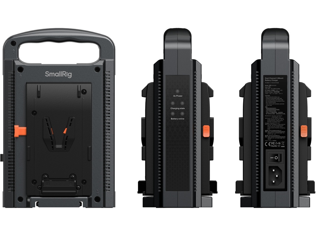 [FDCA68737] SmallRig 4450 V-Mount Çiftli Şarj Cihazı