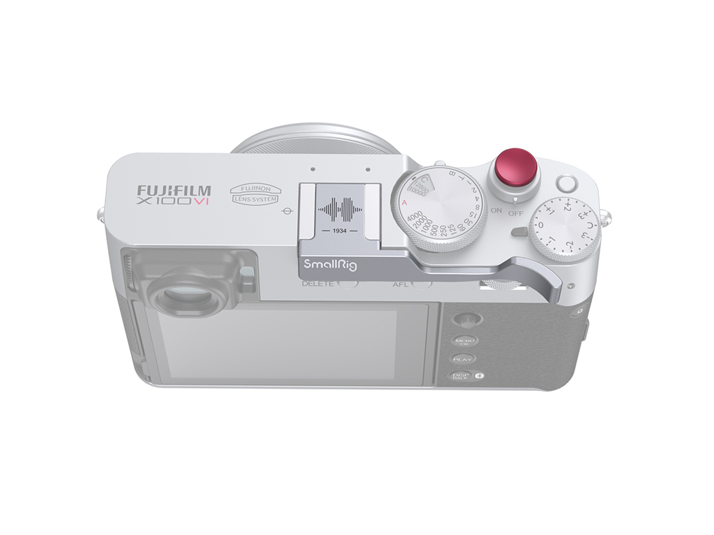 [FDCA68538] SmallRig 4566 Fujifilm X100VI Uyumlu Gümüş Başparmak Grip