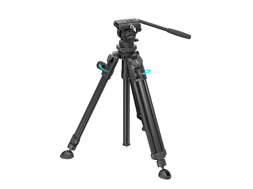 SmallRig 4420 AD-50 Karbon Fiber 15kg Taşıma Kapasiteli Video Tripodu