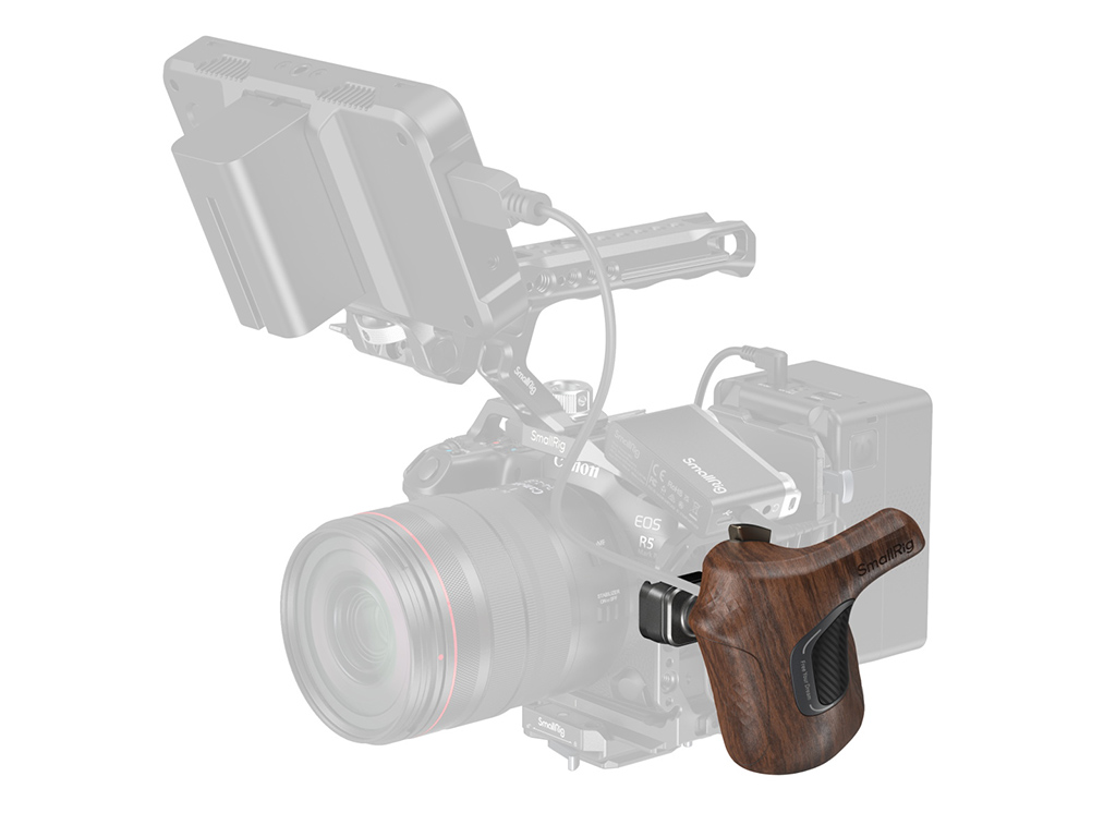 SmallRig 5162 ARRI Bağlantılı Ahşap Yan Tutma Kolu (Sol)