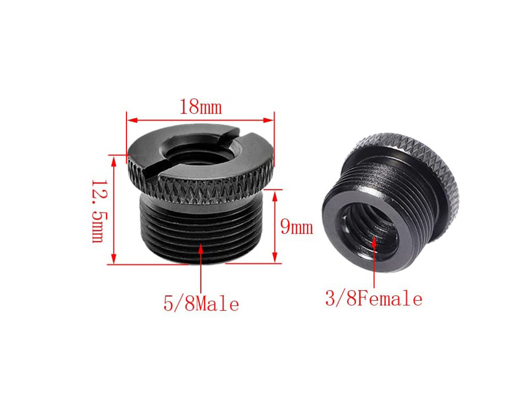 [FDCA32184] Arcury 3/8" Female to 5/8" Male Screw Adapter (SA-11)