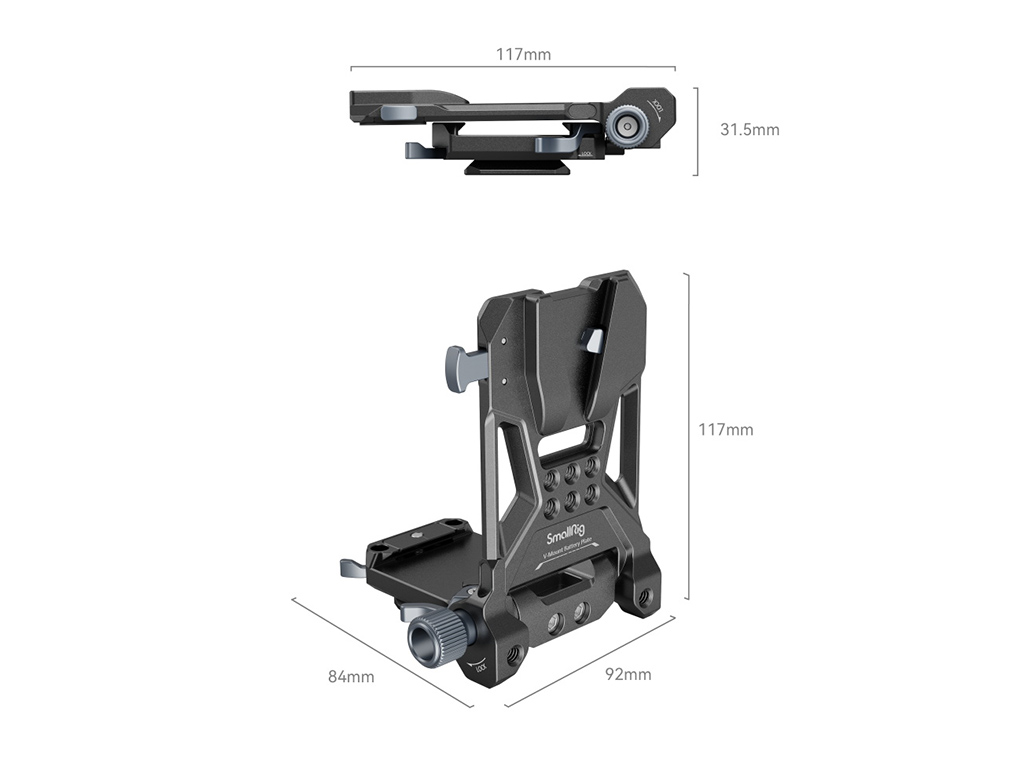 [FDCA68423] SmallRig 4064 Kompakt V-Mount Plaka Sistemi