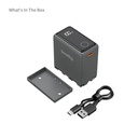 5729 Sony NP-F970 USB-C Uzun Ömürlü Kamera Bataryası