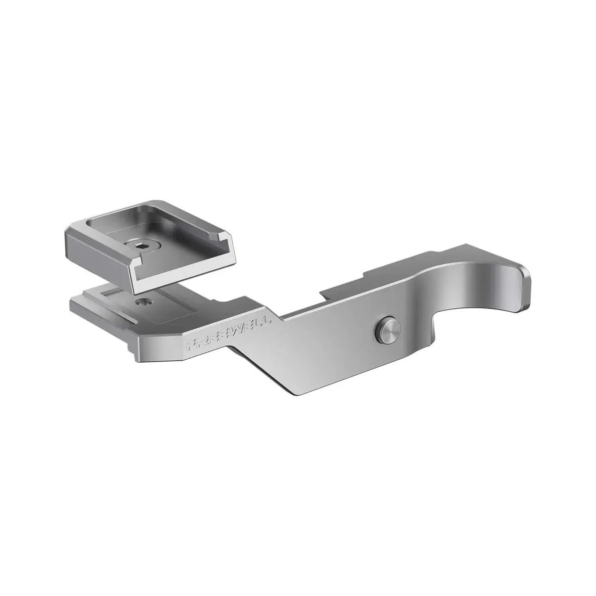 Freewell Fuji GFX100RF Thumb Grip with Cold Shoe Mount- Silver
