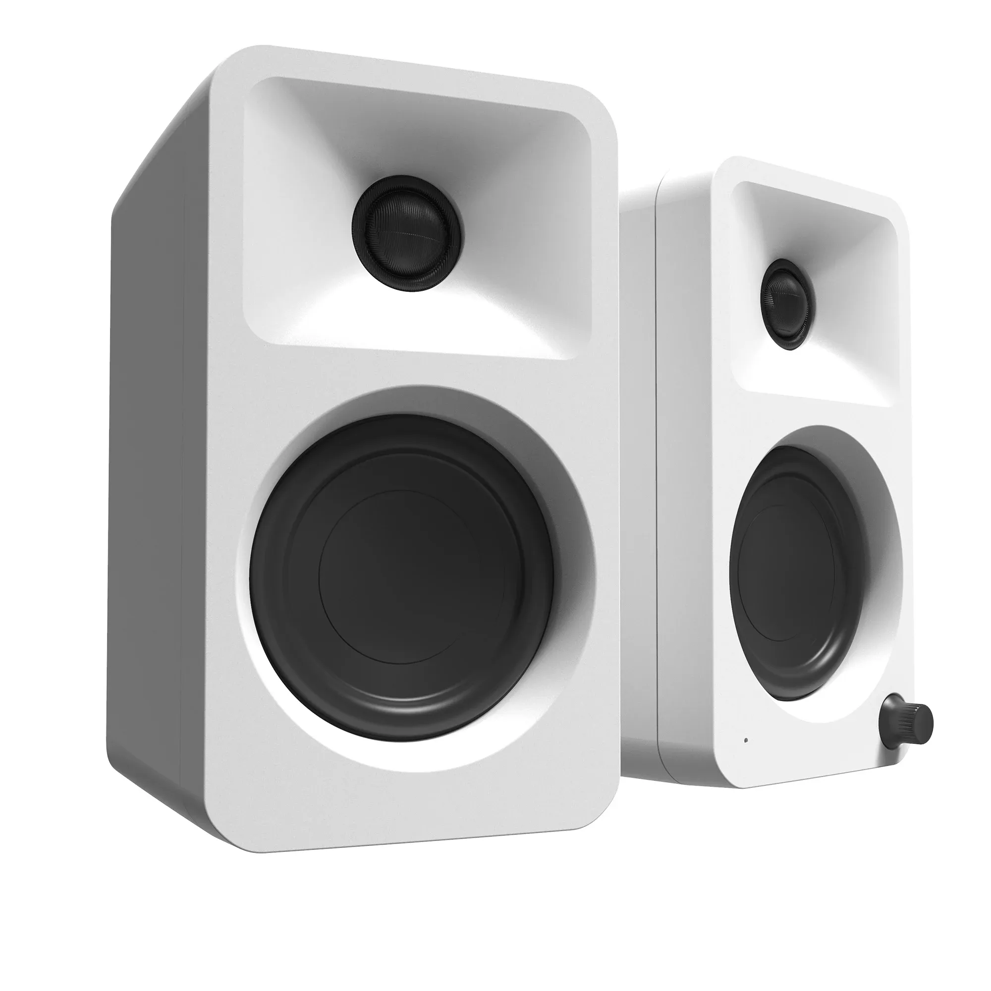 KANTO ORA | 100W 3'' Aktif Referans Masaüstü Hoparlörler | Beyaz, Çift