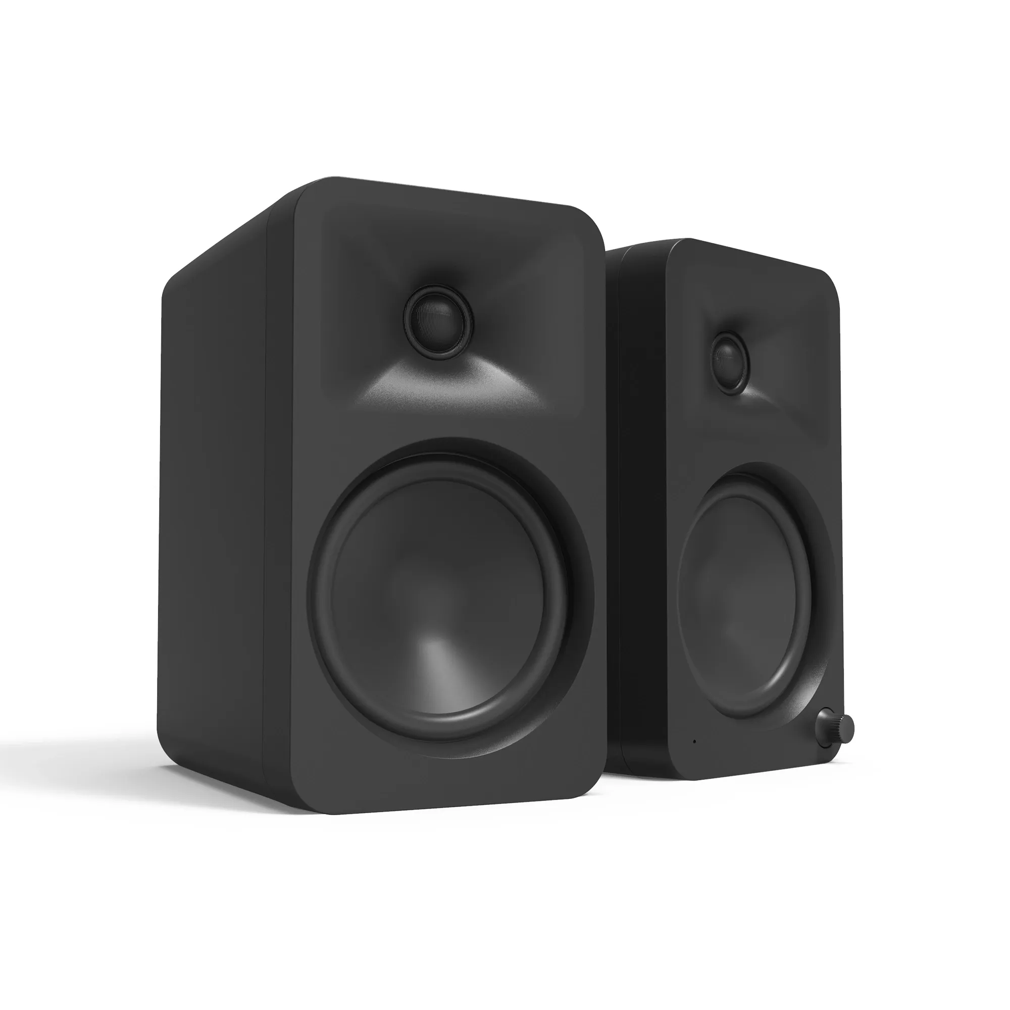 KANTO ORA4 | 100W Güçlendirilmiş Referans Masaüstü Hoparlörler, Bluetooth - Siyah, Çift (Type C güç kablosu dahil)