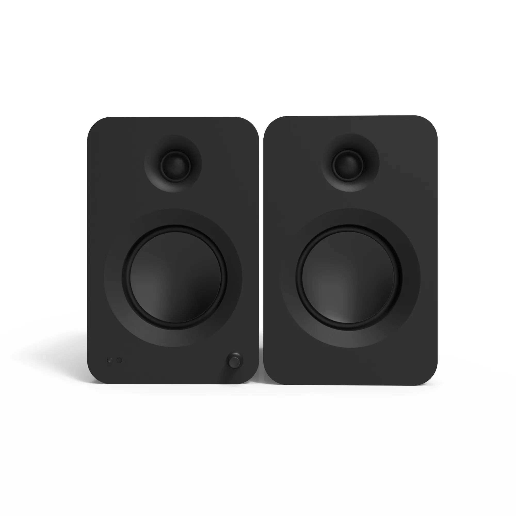 KANTO Ren | 200W 5'' Aktif Kitaplık Hoparlörleri | Mat Siyah, Çift