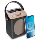 Majority Little Shelford - Siyah Taşınabilir DAB/FM Radyo Bluetooth Hoparlör