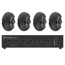 ElectroVoice BSYS-EVID-4.2TB - Premium Duvar Hoparlör Seti, Siyah