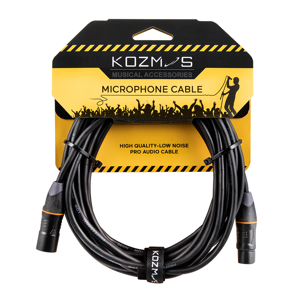 KOZMOS KCL-020-10M - XLR(E)/XLR(D) 10M Mikrofon Kablosu