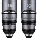Laowa Sunlight 2X Anamorphic 2 Lens Bundle (40-80mm,70-135mm) Silver Arri Pl