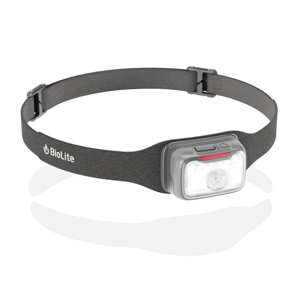 BioLite Range 400 USB-C Şarjlı Kafa Lambası - Midnight Gray