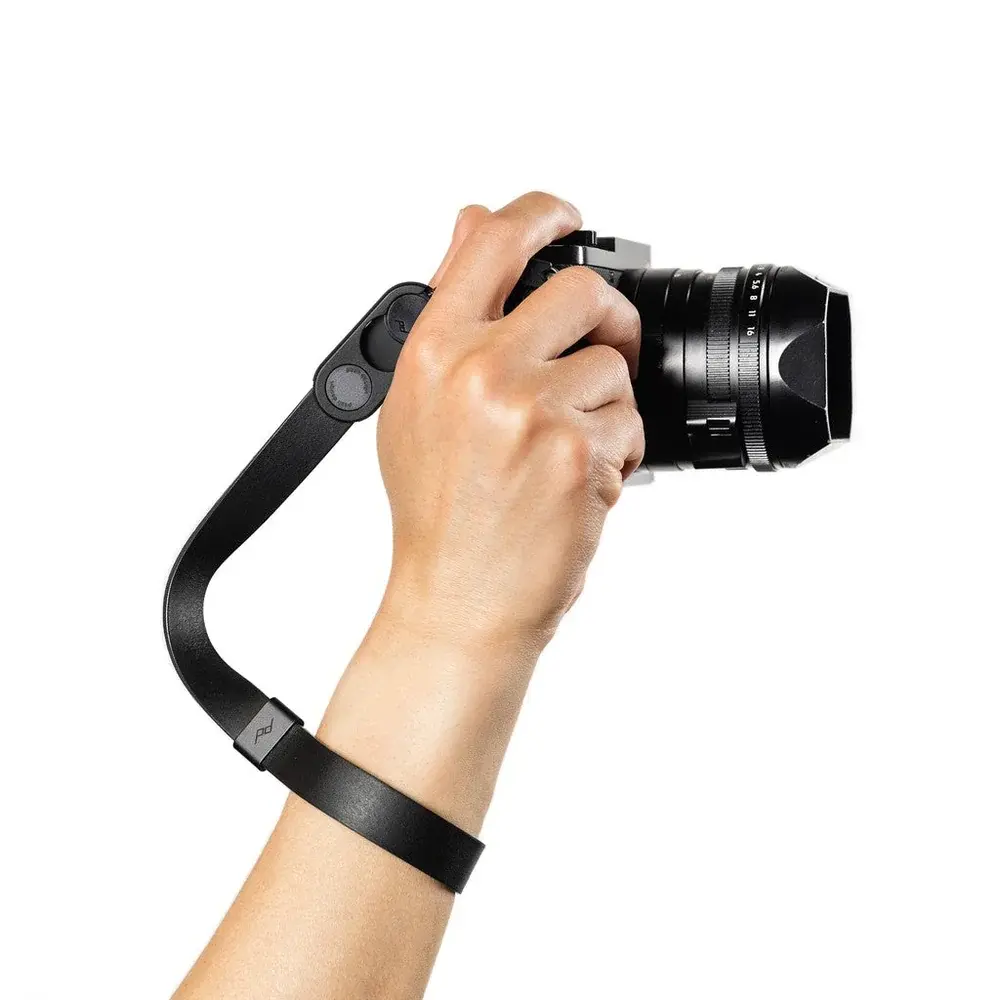 Peak Design Cuff Leather Deri Fonksiyonel Kamera Bilek Askısı - Black