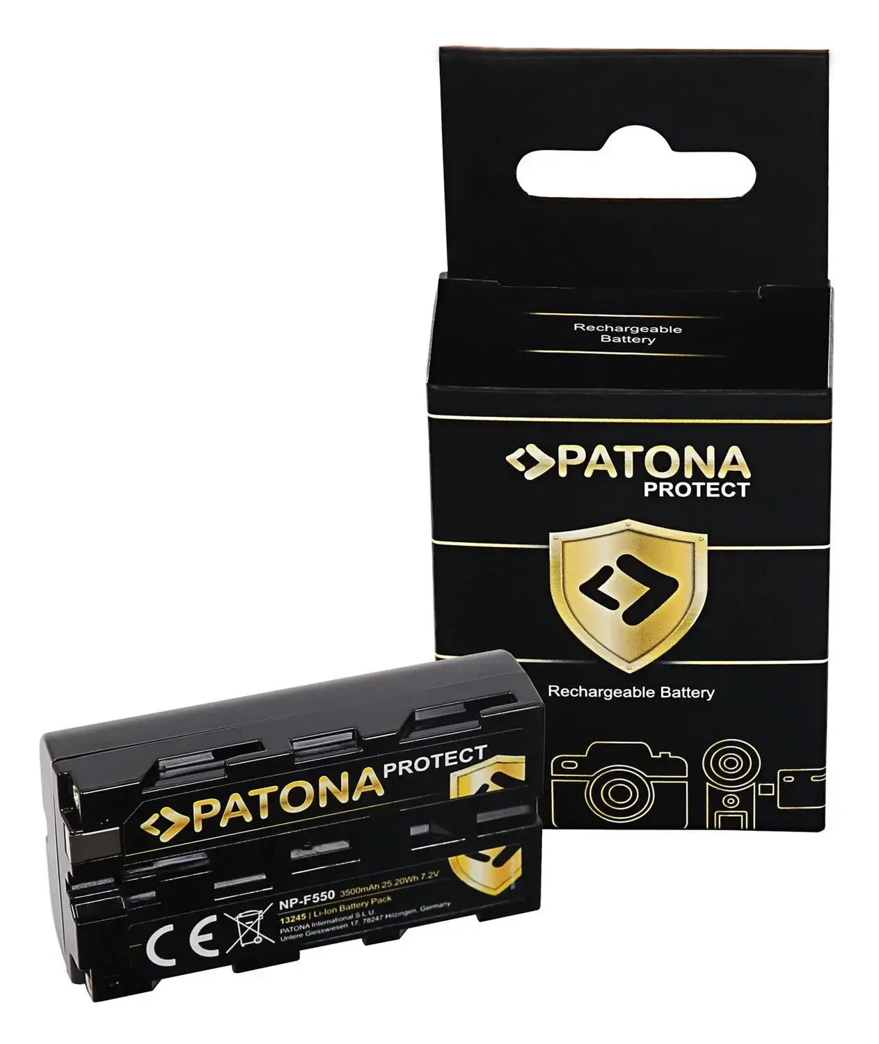 Patona NP-F550 3500mAh 7.2V Protect Batarya