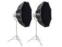 Godox LE600Bi 600W Bi-Color İkili Profesyonel LED Işık Seti