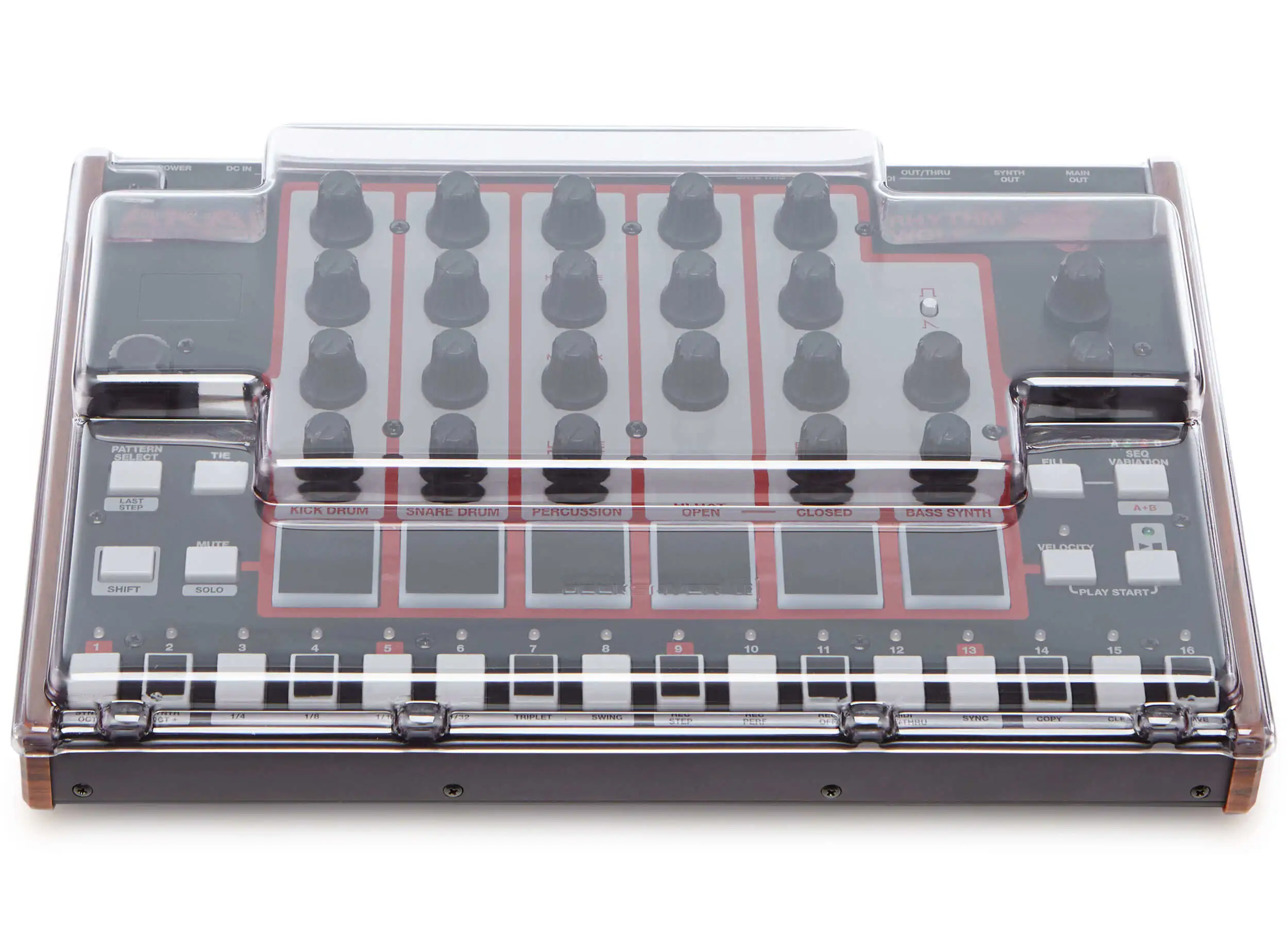 Decksaver Akai Rhythm Wolf için Decksaver LE Koruyucu Kapak